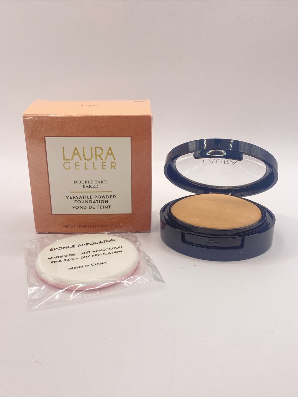 Laura Geller Double Take Baked Versatile Powder Foundation - Shade Light